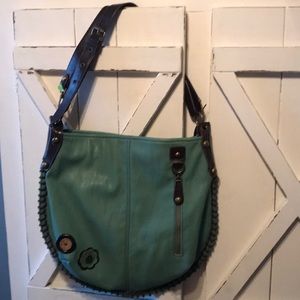 Chala Purse Green Leather